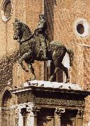 Andrea del Verrocchio Equestrian Statue of Bartolomeo Colleoni USA oil painting artist